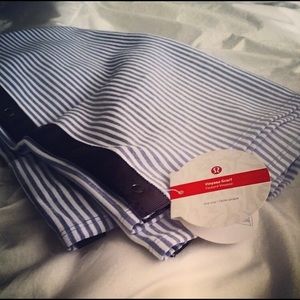 NWOT Lululemon Vinyasa Scarf Periwinkle Striped